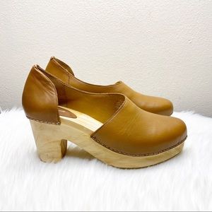 SOLD! Free People Wood Block Heels